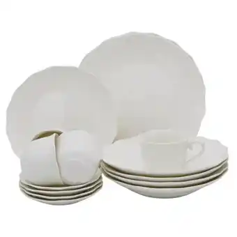 Game Always home 20pc scallop porcelain diner set offer