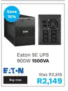 First Shop Eaton 5e ups 900w 1500va offer