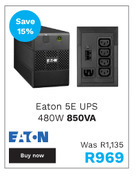 First Shop Eaton 5e ups 480w 850va offer