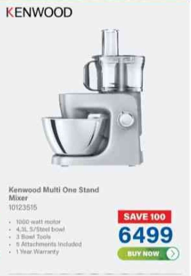 Kenwood Multi One Stand Mixer offer at Incredible Connection
