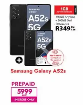 Makro Samsung Galaxy A52s offer