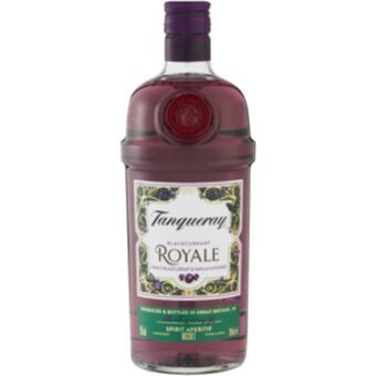 Tanqueray royale blackcurrant & vanilla flavoured gin bottle 750ml