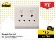 Builders Warehouse Builders double socket offer