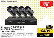 Builders Warehouse Securitymate 8 channel fhd dvr kit & 4 x 1080 p cameras plus 1tb hard drive offer