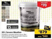 Builders Warehouse Fired earth severe weather-20l offer