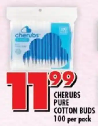 Shoprite Cherubs Pure Cotton Buds 100's per Pack offer