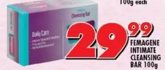 Shoprite Femagene Intimate Cleansing Bar 100g offer