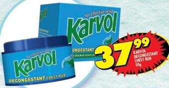 Karvol Decongestant Chest Rub 50g