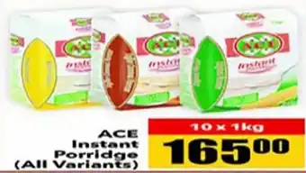 Ace Instant Porridge 10 x 1kg