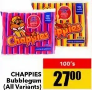 Jumbo Chappies Bubblegum 100's offer