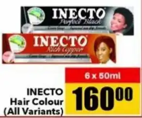 Jumbo Inecto Hair Colour 6 x 50ml offer