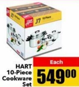Jumbo Hart 10-Piece Cookware Set offer