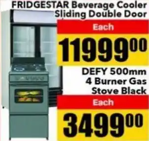 Jumbo Fridgestar Beverage Cooler Sliding Double Door offer