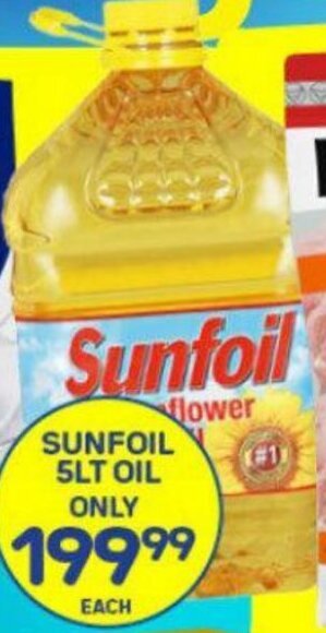 Super Save Sunfoil Oil 5L offer