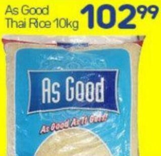 Super Save As Good Thai Rice 10kg offer