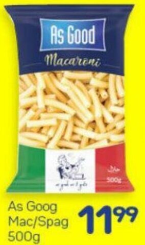 Super Save As Good Mac/Spag 500g offer