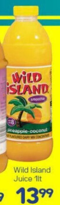 Wild Island Juice 1lt offer at Super Save