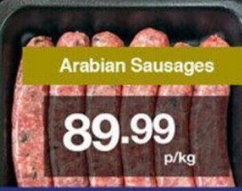 Super Save Arabian Sausages offer