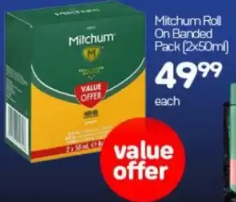 Mitchum Roll On Banded Pack 2 x 50ml