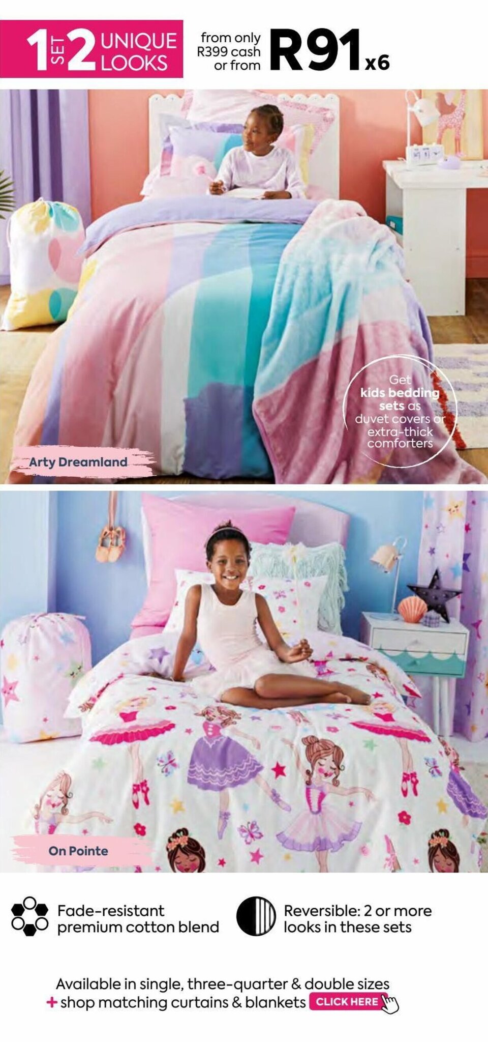 Kids Bedding Set offer at HomeChoice