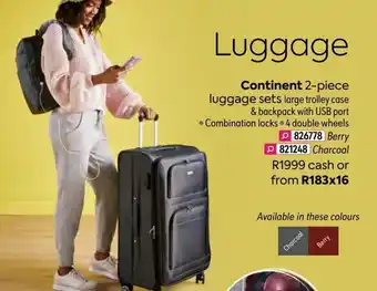 Continent 2-piece Luggage Sets