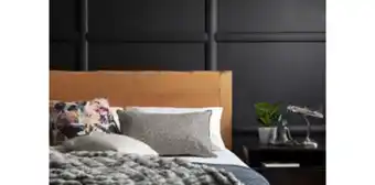Rochester Live edge headboard, brown offer