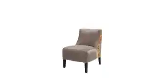 Eco contrast back occasional chair, floral citrus