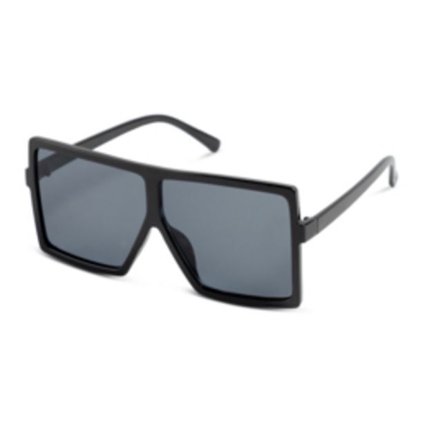 The FIX Women's black large square frame sunglasses offer