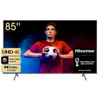 Hirsch's Hisense 216cm (85") premium uhd tv - 85a7h + 32" led hd tv! (72426) offer