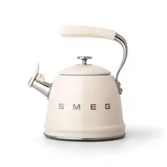 Hirsch's Smeg whistling kettle (cream) - cklw2001cr offer