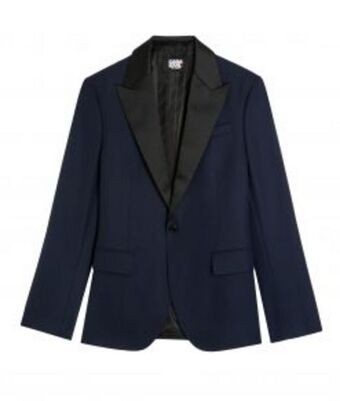 Europa Art Group Cara loves karl tuxedo blazer- dark blue offer