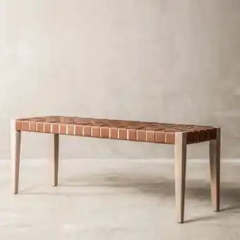 Weylandts Congo bench - oak wbb natural/tan offer