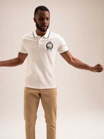 Men equestrian pique golfer