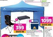 Game Ozark trail 3 x 3m gazebo with 2 side panels offer