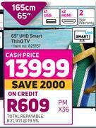 Game Lg 65" (165cm) uhd smart thinq tv offer