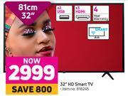 Game Hisense 32" hd smart tv offer