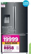 Game Hisense 536l fresh door fridge h720fsb-wd offer