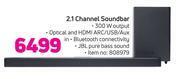 Game 2.1 channel soundbar offer