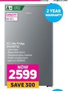 Game Hisense 92l bar fridge h125rts offer