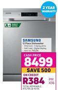 Game Samsung 12 place dishwasher offer