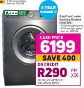 Game Defy 8 kg front loader washing machine daw386 offer