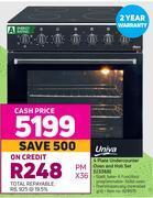 Game Univa 4 plate undercounter oven & hob set u336b offer