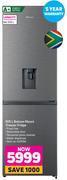 Game Hisense 305l bottom mount freezer fridge offer