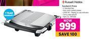 Game Russell hobbs sandwich press offer