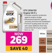 Game Castrol gtx 20w/50 engine oil-5l offer