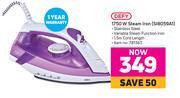Game Defy 1750w steam iron si8059a1 offer