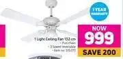 Game Logik 1 light ceiling fan 132cm offer