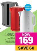 Game Logik 1.7l cordless kettle-each offer