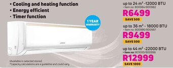 Game Logik up to 24 sqm 12000 btu offer