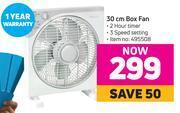 Game Logik 30cm box fan offer